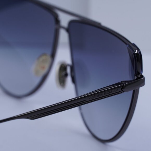 Victoria Beckham VB239S 319 Aviator Sunglasses – Grey/Blue - Picture 10 of 11